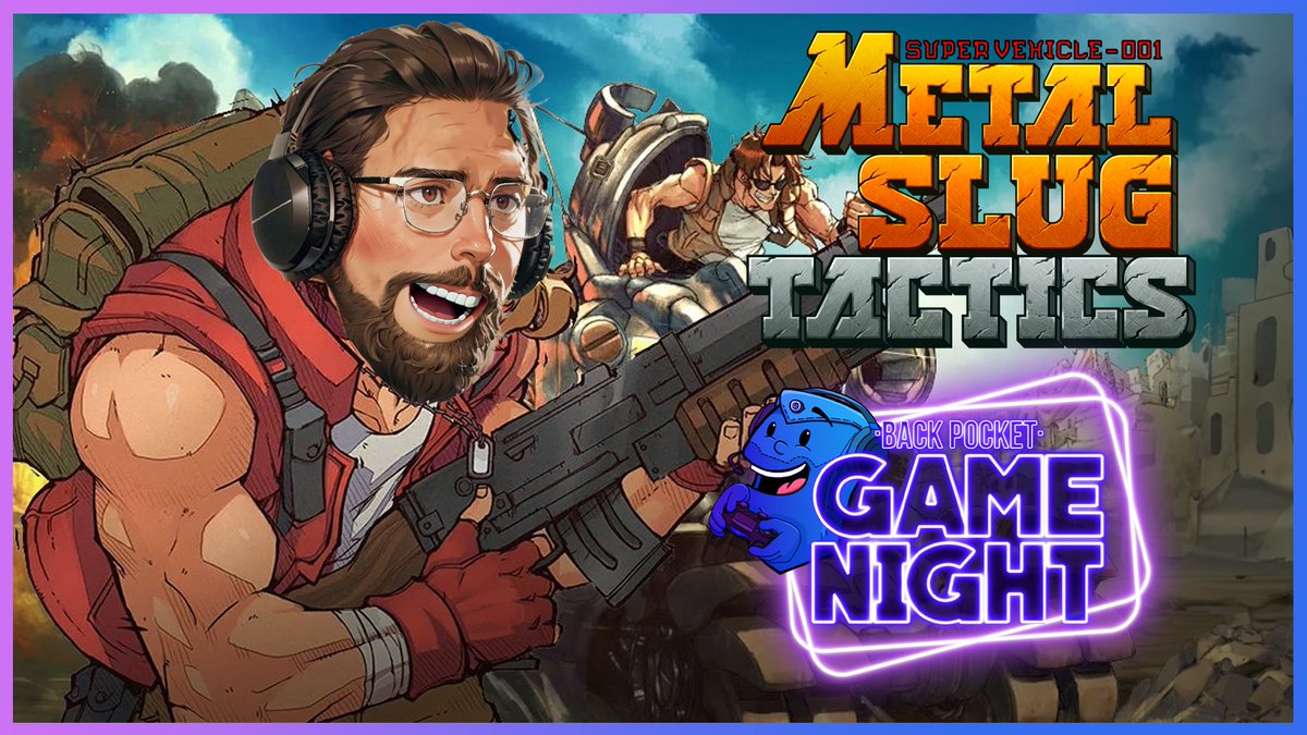 A long lost series makes its return and <a href="/goosemangus/">Gus 'Goose' Ronald</a> has decided to make a Game Night of it!

Join him from 6PM AEDT for some Metal Slug Tactics 💥

📺 twitch.tv/back_pocket