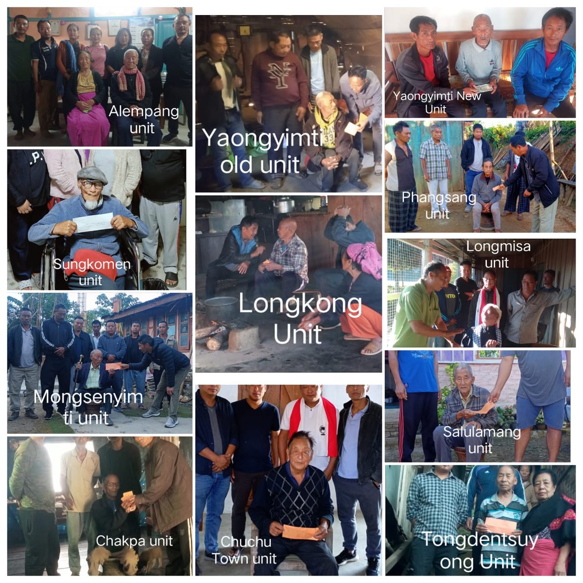 In Honour and Thanksgiving for the life of Hon'ble CM Shri. Neiphiu Rio, Angetyongpang NDPP leaders have honoured the oldest man and woman in all the 12 Units with a small doken of love and prayers. 
Angetyongpang NDPP joins me in wishing Hon'ble CM, a very Happy Birthday.