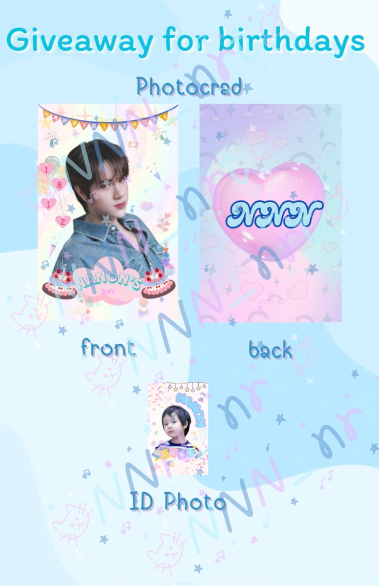 สำรวจหน่อยฮะ giveaway วันเกิดนนนมีใครอยากได้มั้ยจะต้องผลิตกี่ชุด
#ซิ่งสะเดิดเกิดมา24ปี
#mynameisnanon 
#nanon_korapat