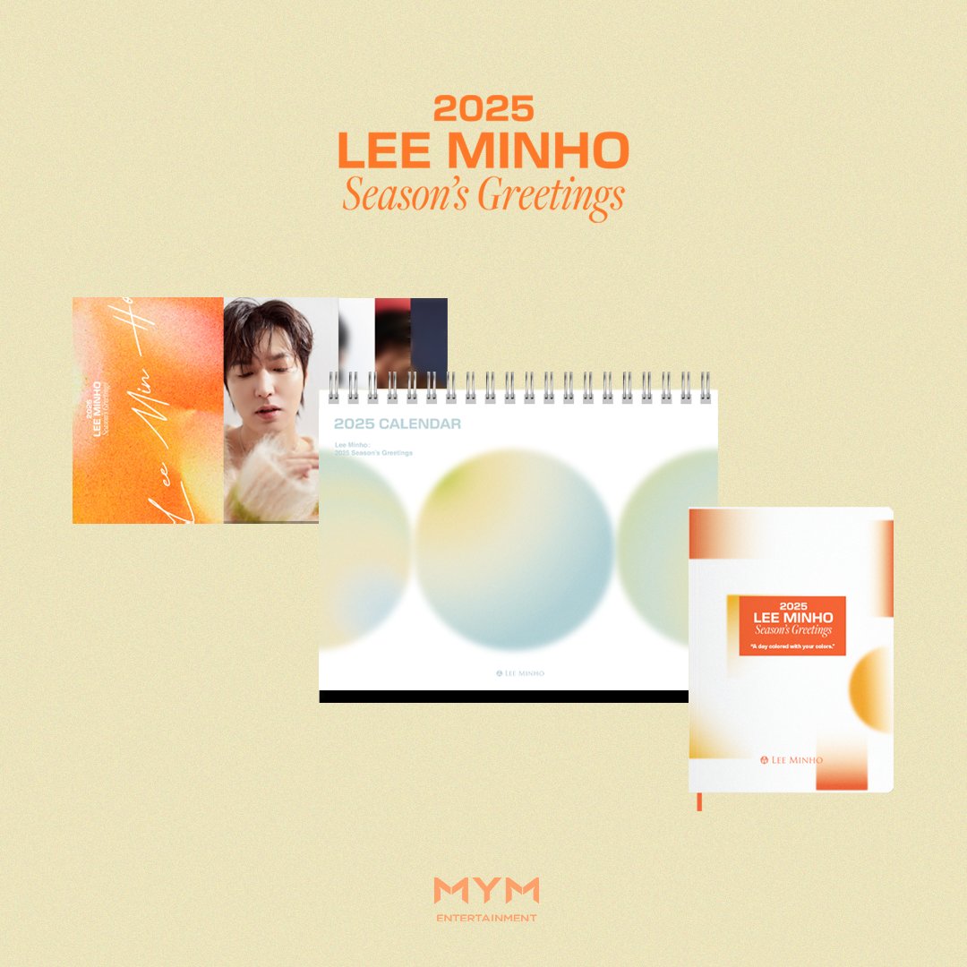 [#이민호]
🎉2025 SEASON'S GREETINGS

판매페이지 OPEN!
아래 링크에서 구매하실 수 있습니다.

🎉SALE HAS STARTED!
2025 Season's Greetings are available from above link.

📍Koreans : leeminho.kr/goods/goods_vi…
📍Foreigners : leeminho.kr/us/goods/goods…

#leeminho #2025시즌그리팅
#미노즈