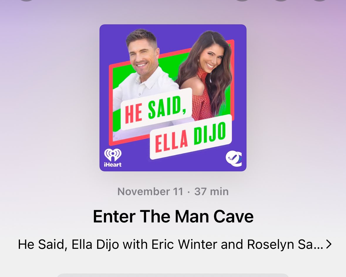 kathyldg2023's tweet photo. A good episode of He Said He Said with @EricWinter1
Interesting interview w/Nick Ferrell.
Also learned alot about (vintage)watches & Ericβs passion for them.
I remembered a post he shared before about his first vintage watch.
#HeSaidHeSaid #HeSaidEllaDijo https://t.co/PSBr967DUh