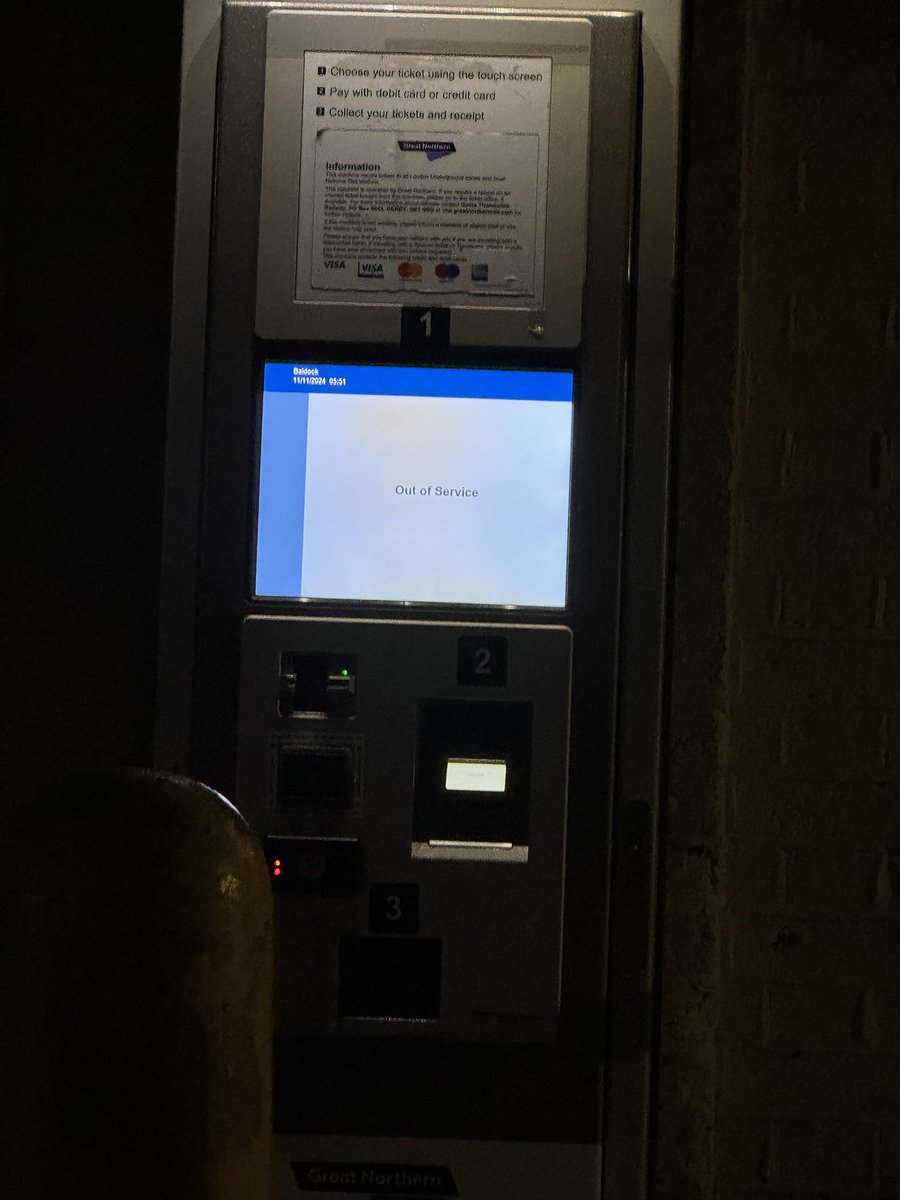 LauraJBuchanan's tweet photo. @TLRailUK @GNRailUK both ticket machines at baldock are out of action. I tried to buy my tickets for today last night and then again this morning, as I don’t like queuing before getting my train. I go to a station that doesn’t seem to let me get an e-ticket. What do you suggest? https://t.co/oM2aJZDQKi