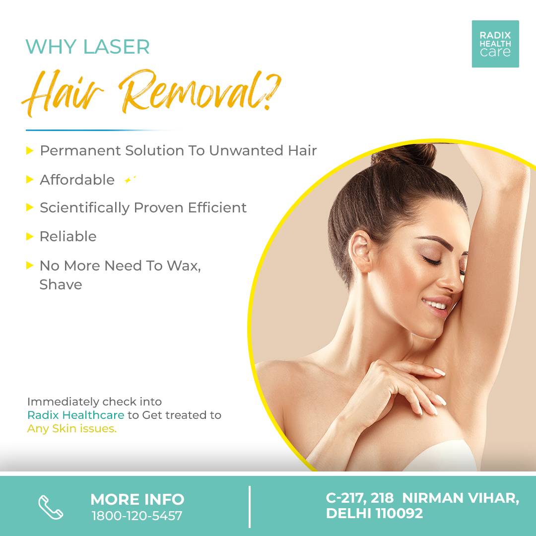 radixhealthcare's tweet photo. Are you suffering from unwanted hairs?

Go for laser hair removal.

Here are few points that why you should go for laser hair removal.

For more details call 1800-120-5457 or visit https://t.co/O2Uydk2B18

#radixhealthcare #skin #hairremoval #laser #unwantedhairs #skincare https://t.co/b9a6hSy1jh