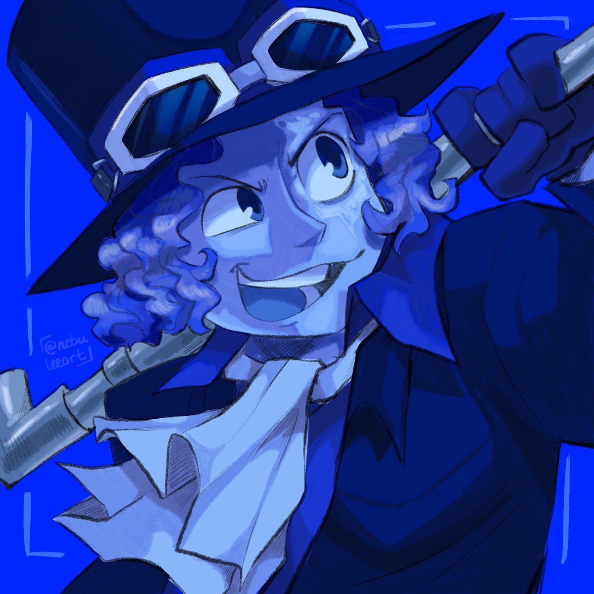 #huevember2024 day 5! 💙 I loveyou mr sabo #onepiece