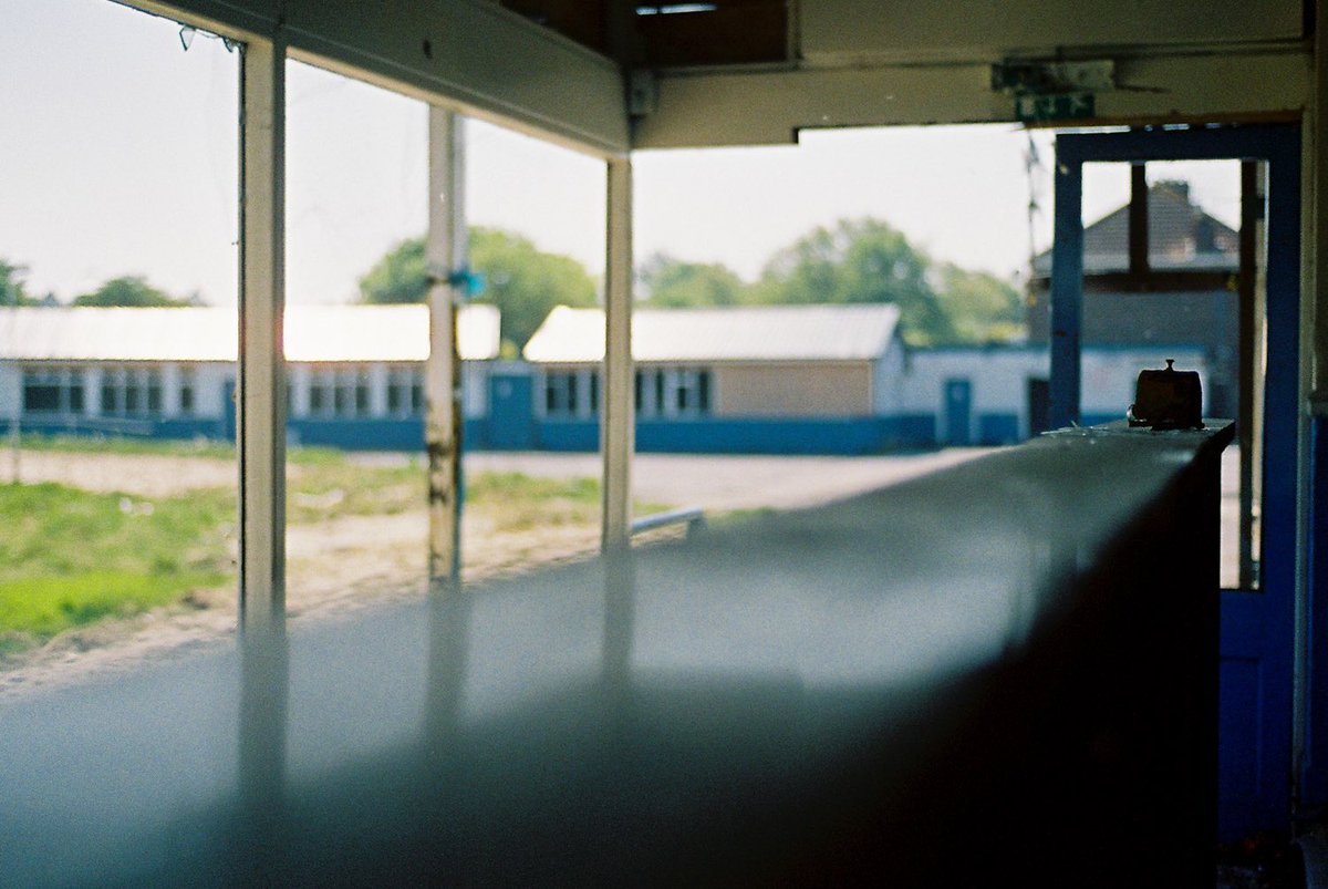 // Nikon FE2 - Kodak Gold 200 //
Once a landmark as you drove in to the city, the old and derelict greyhound racing track was all echos and memories. Portsmouth, 2010.
