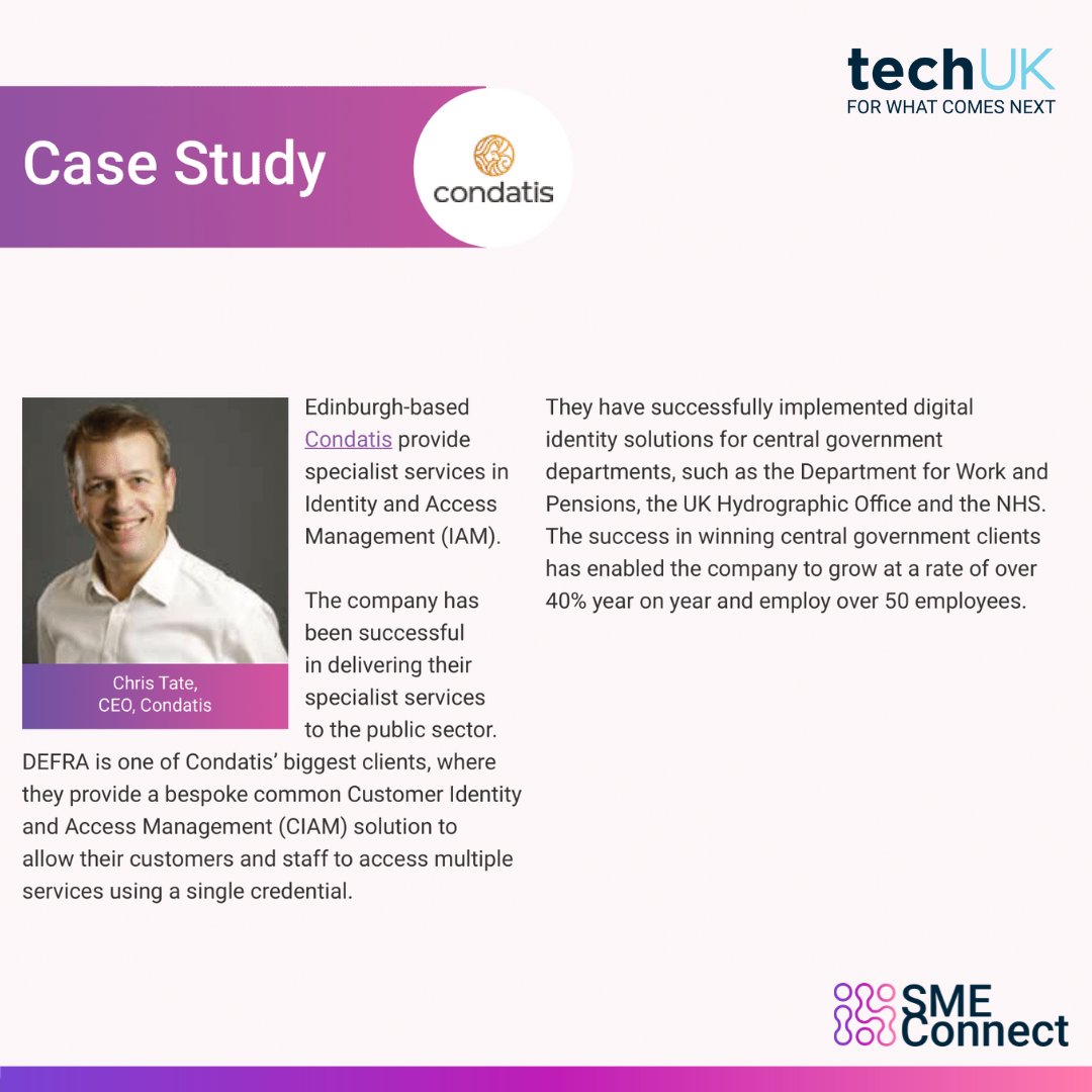 We're thrilled to be featured in the latest <a href="/techUK/">techUK</a> report, UK Tech SMEs: Driving Economic Growth and Innovation!

Learn about the impact of UK tech SME's and find our CEO, Chris Tate's insights on page 43 ⬇️

bit.ly/3V6WlmD

#SMEConnect #techUK #DigitalIdentity #IAM