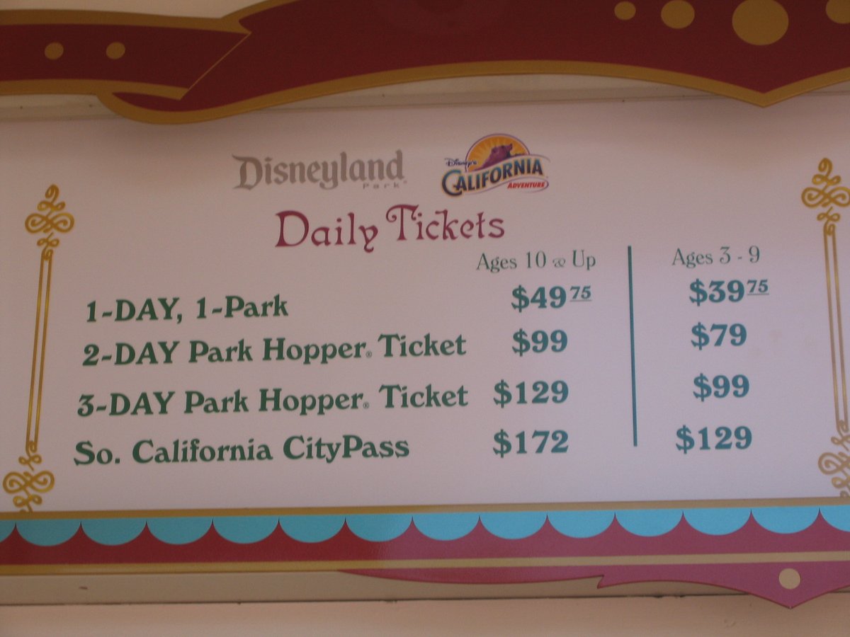TangaroaJoel's tweet photo. DLR ticket prices 3/29/04 https://t.co/0IGpH34KVx