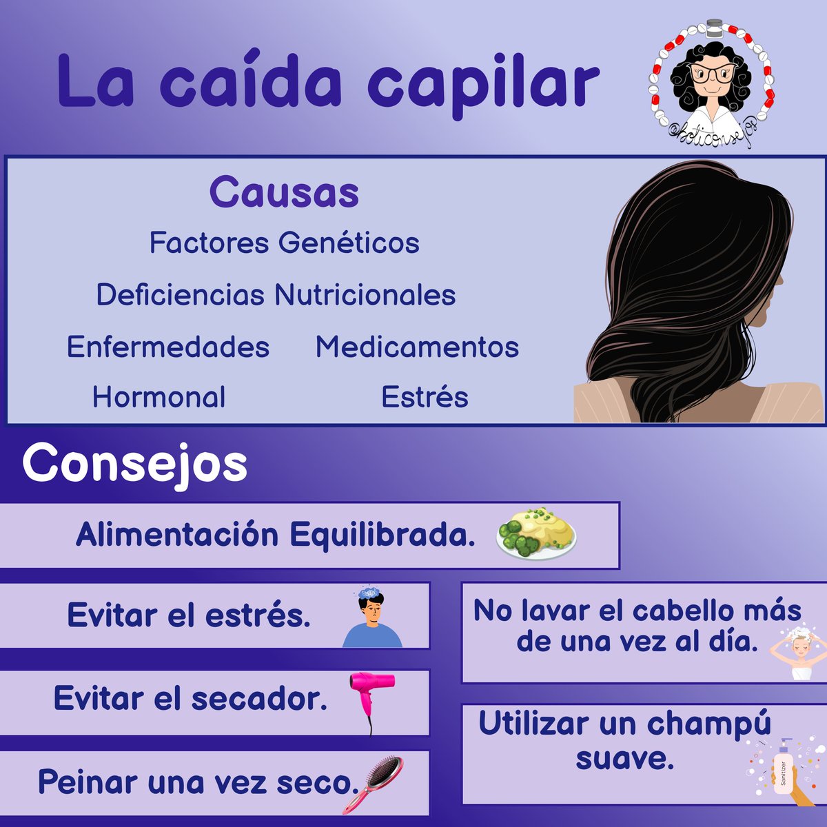 boticonsejo's tweet photo. Consejos para la caída #capilar https://t.co/X3ha49WXGa