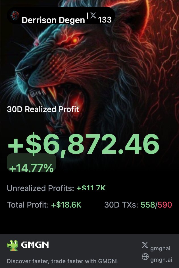 Can anyone explain wheretf <a href="/gmgnai/">GMGN.Ai</a> gets their numbers from because i've done well the last 30d but no way have i realised that much yet.