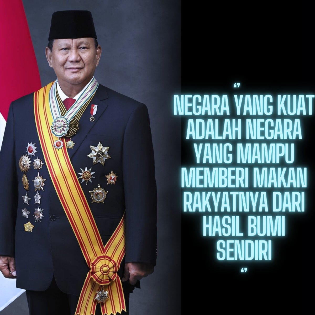 BuanaAndri1's tweet photo. Ketahanan pangan menjadi salah satu prioritas utama Presiden Prabowo dalam memimpin Indonesia ke arah kemandirian yang lebih kokoh.
#TerimaKasihPresidenPrabowo #PresidenPrabowo #VisiPresidenPrabowo #IndonesiaTanpaImpor #KetahananPangan #SwasembadaPangan https://t.co/I4pFWjeKxW