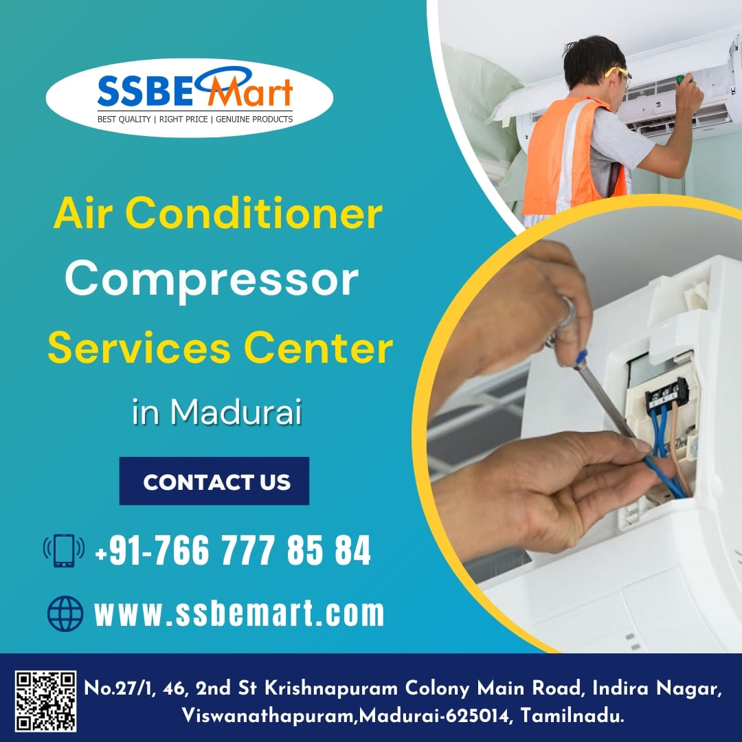 guna_sr's tweet image. Your Trusted AC Compressor Service Center in Madurai
Beat the heat with reliable #accompressor #services from #ssbemart in #madurai. Our expert #technicians are dedicated to providing top-notch #maintenance, #repair and #replacement services for all types of AC compressors.