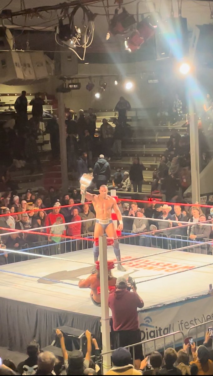 DakotaCtrl_'s tweet photo. @RajTheMaharaja is the new Stu Hart memorial champ! I acknowledge my tribal maharaja! ☝🏻 https://t.co/z6LHBB0Bed
