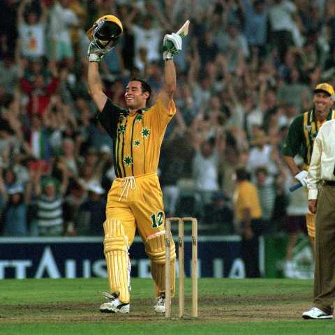 Dean Jones and Michael Bevan; Two of Australia's finest one day batsmen and when one day cricket in Australia meant something