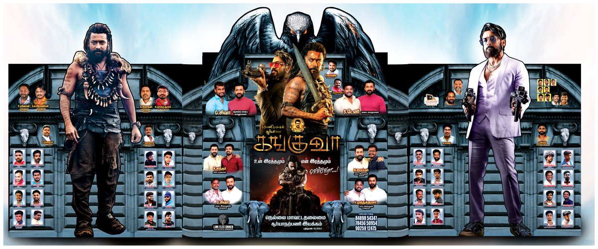 TvlSFC's tweet photo. Here is our Massive #Kanguva Fort Set to be placed @RamCinemas 

This one is the biggest Fort Set by us.

Huge Celebrations planned. 

@Suriya_offl 
@rajsekarpandian 
@Suriya_AISFC 
@SuriyaFansClub 
@Hari_Socialist 
@siva_anjaan

#TVLSFC 

#KanguvaFromNov14 https://t.co/Fpd48CRZlz