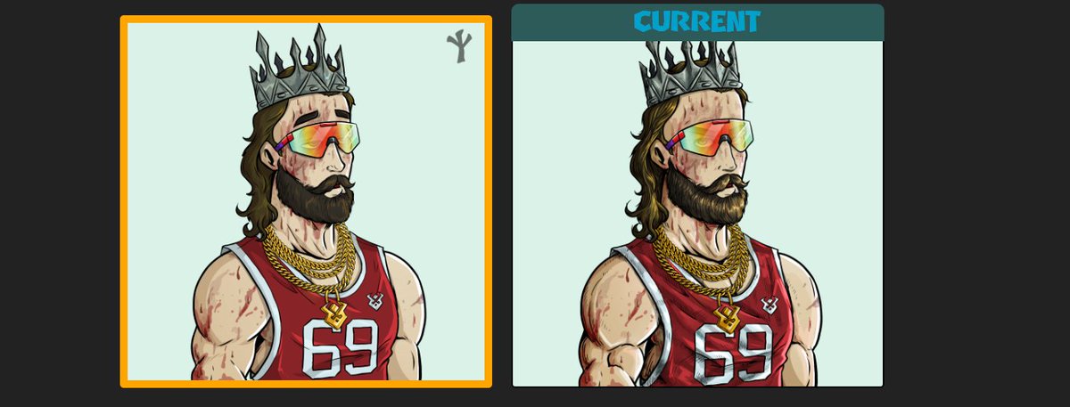 Love this art upgrade, difference is subtle but hits hard and issa free upgrade 😉

... dont forget to grab a BRO when there is blood in the streets, join the contrarians movement and buy low sell high not the opposite 😌

Introducing Bro KinG surviving bear market slaughter