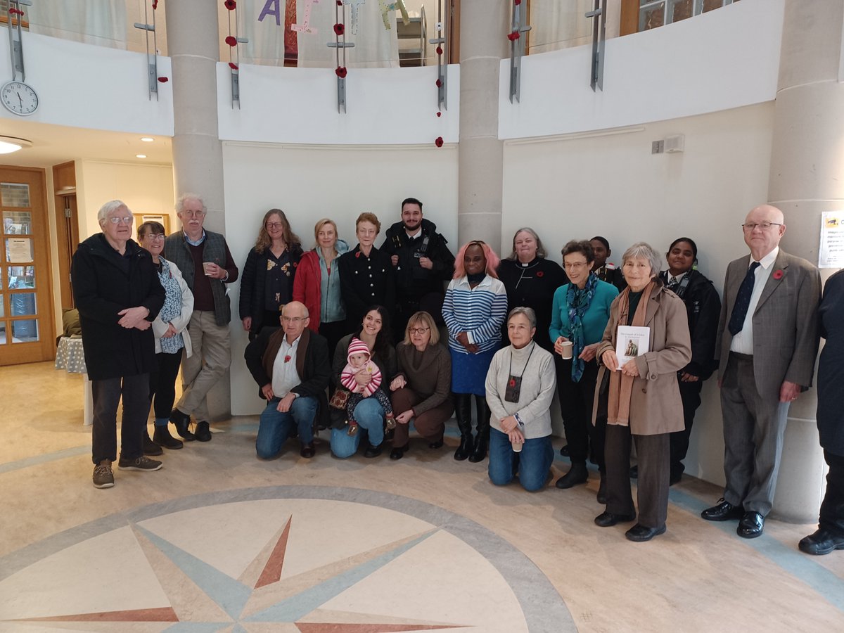 Remeberance day . 
It was a pleasure for officers from the safer neighbourhood team to take part in the Sunday service <a href="/Queen/">Queen</a>'s Park St Anne's church.
