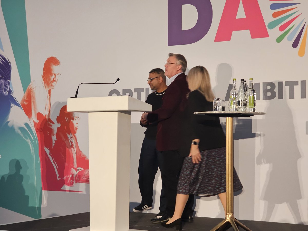 CORECityAcademy's tweet photo. Ammo Talwar MBE, one of the founding figures of @COREeducate received the Ten Years Founder Award for his commitment and dedication to CORE throughout the decade-long journey (so far...). We thank him for his continued service and support of the Trust #DACE24 https://t.co/nDfLJZ9CFw