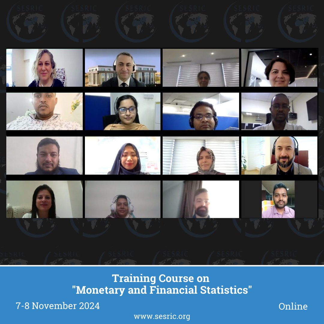 sesric's tweet photo. SESRIC organised a Training Course on “Monetary and Financial Statistics” in collaboration with the Central Bank of #Türkiye (@CentralBank_TR). 

The training brought together 3⃣0⃣ participants from the #NSOs and other relevant stakeholders in the National Statistical System (NSS) of 2⃣5⃣ @OIC_OCI countries. 

The main objective was to enhance skills in statistical methodologies and best practices in monetary and financial statistics.