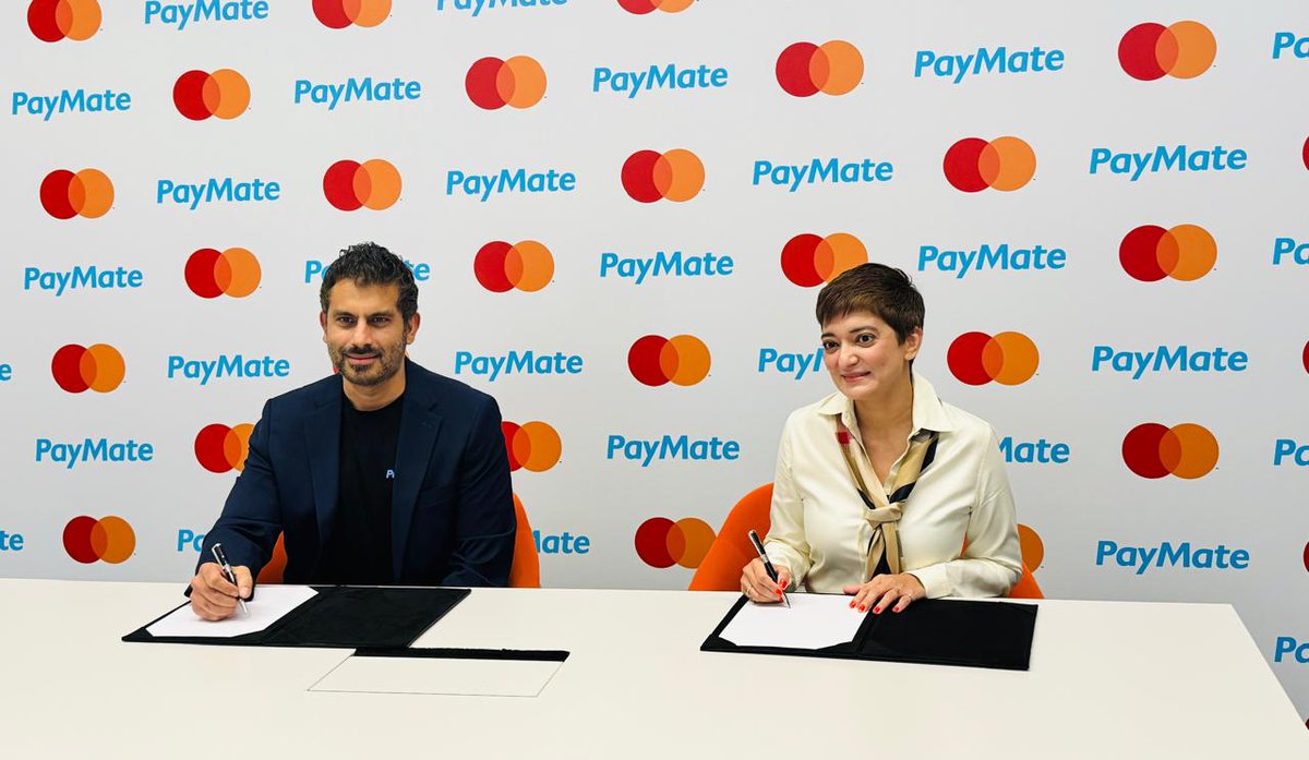 PayMate_IN's tweet photo. Proud to partner with @MastercardMENA  to empower organizations across Eastern Europe, the Middle East, &amp; Africa (EEMEA) with fast, secure, &amp; digital B2B payment solutions. Together, we aim to simplify payables and receivables processes for all businesses.
#B2BPayments #PayMate https://t.co/JObWbGjjj1