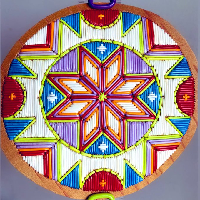 Melissa Peter-Paul, contemporary First Nations Mi’kmaq Quill Artist, holding and passing traditions on #womensart