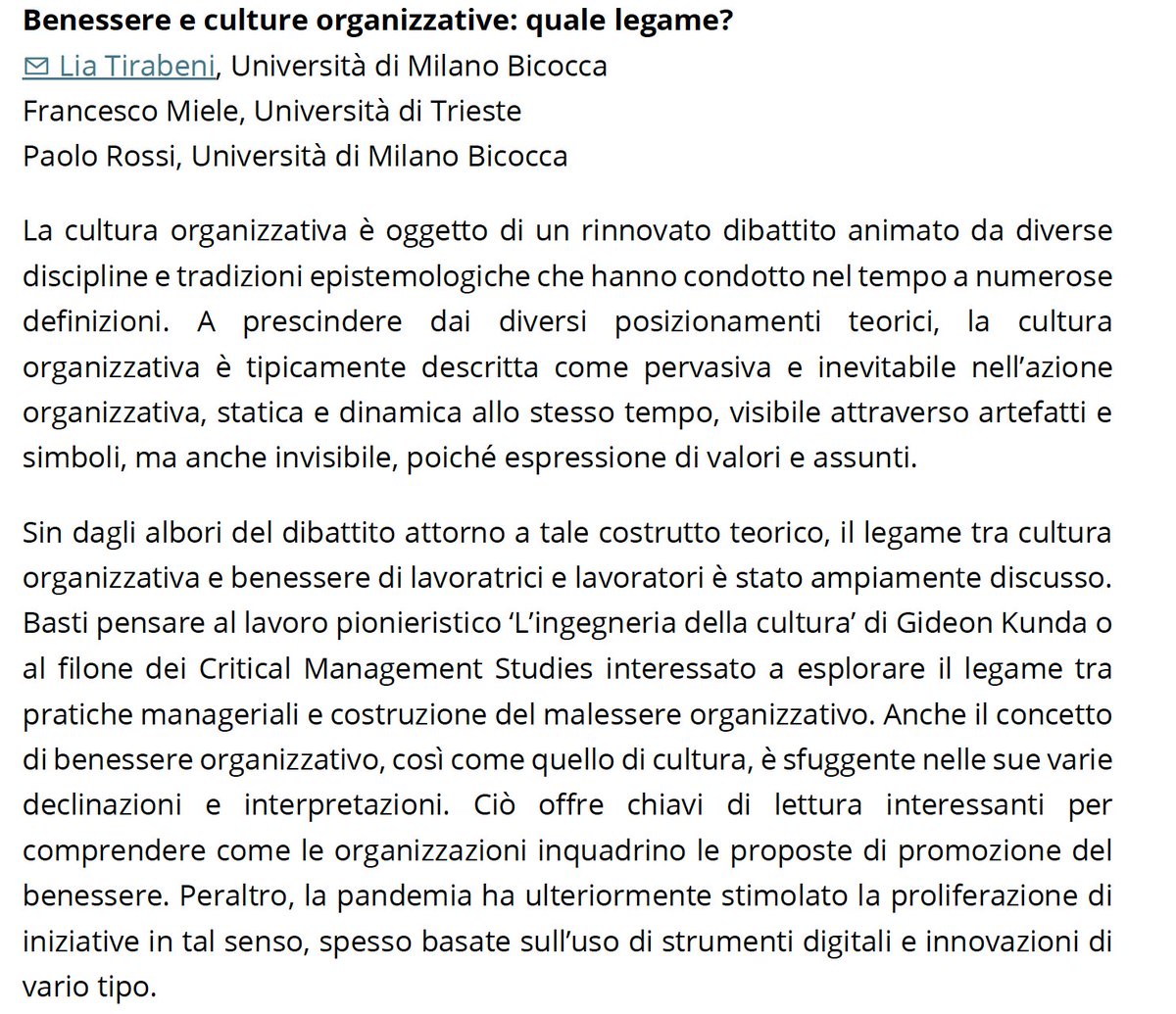 LTirabeni's tweet photo. 15/11 termina la possibilità di inviare un abstract per il convegno SISEC che si terrà a Pavia dal 29 gennaio al 1 febbraio 2025! Considerare la nostra sessione su #culture organizzative #benessere e #technology. @SISEC @ASSIOA_it @ItAISConnect info: https://t.co/k1VWvOlpdD https://t.co/2JZwOpTYAl