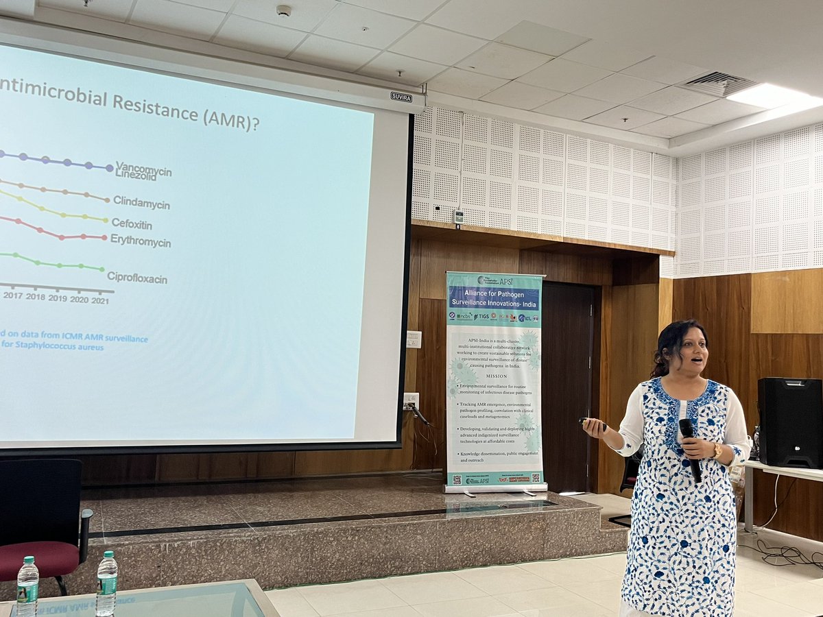 Superheroes against Superbugs (@sasuperbugs) on Twitter photo Dr. Arati Ramesh <a href="/TIGS_India/">Tata Institute for Genetics and Society, India</a> , Principal Investigator at the first session Shri Atal Bihari Medical College and Research Institute motivating the students Dr. Arati Ramesh <a href="/TIGS_India/">Tata Institute for Genetics and Society, India</a> , Principal Investigator at the first session Shri Atal Bihari Medical College and Research Institute motivating the students