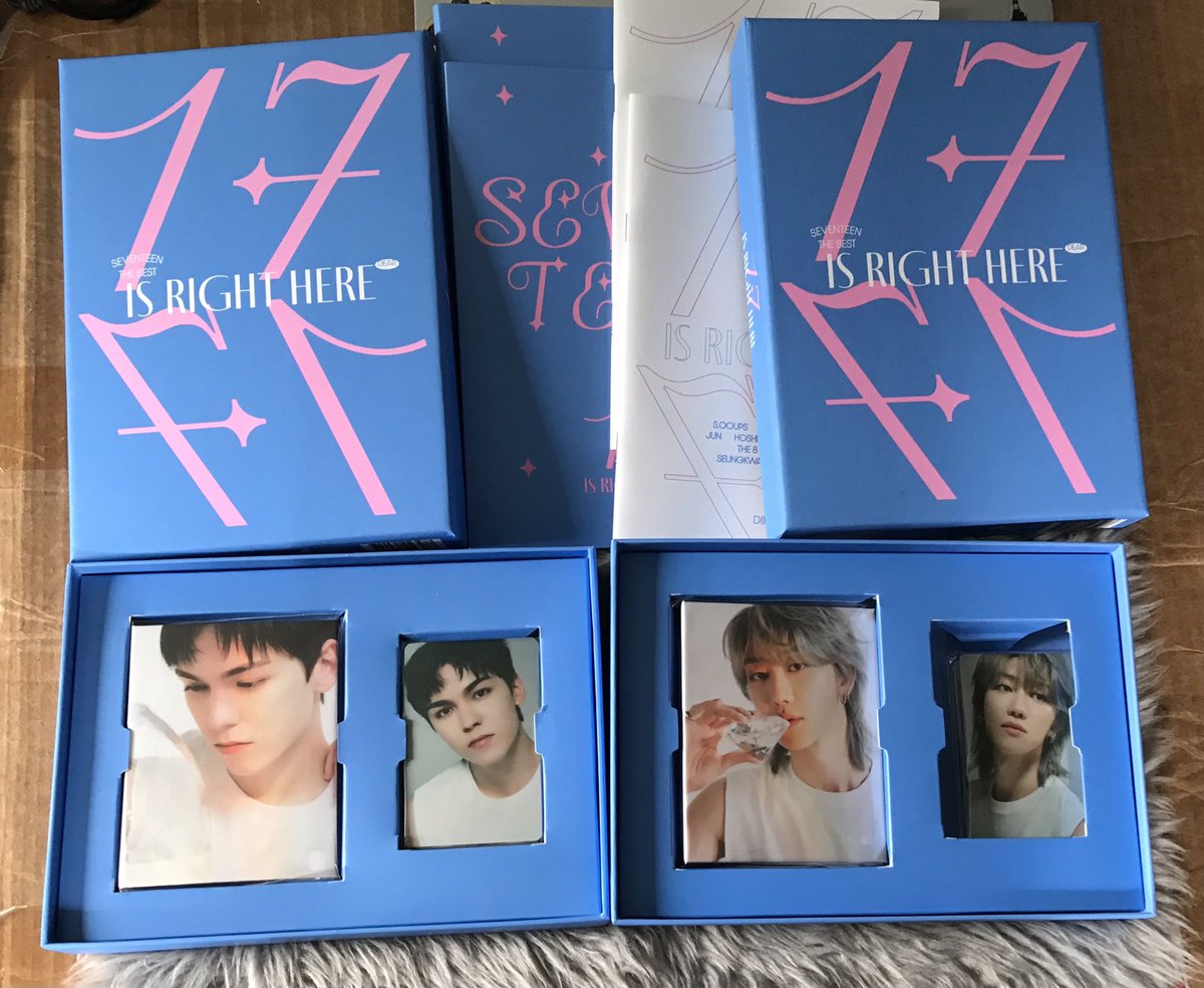 shphllywntph's tweet photo. #hallyuonhands

wts lfb ph || help rt

svt seventeen 17 is right here dear carat ver.

vernon &amp; the8 minghao 

₱280 both

• complete inclusions except rpcs

• onhand
• good / mint conditions

payo | 3 days dop w/ 30% dp

"mine / dm" https://t.co/Jga4QeyyF5