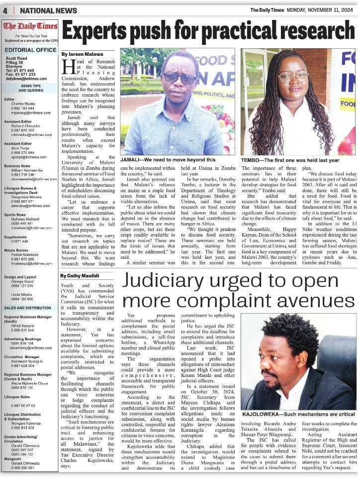 In today's Newspaper's