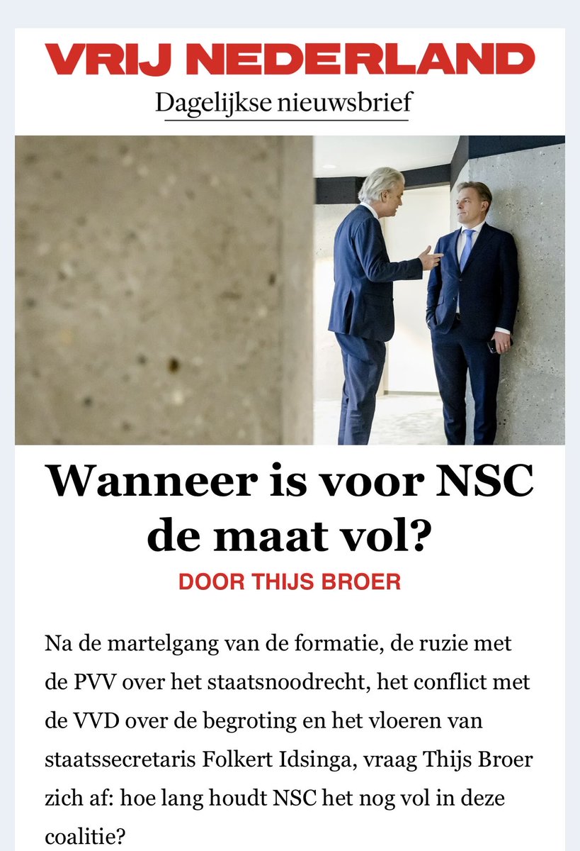 Een vraag die steeds indringender om een antwoord vraagt ……….