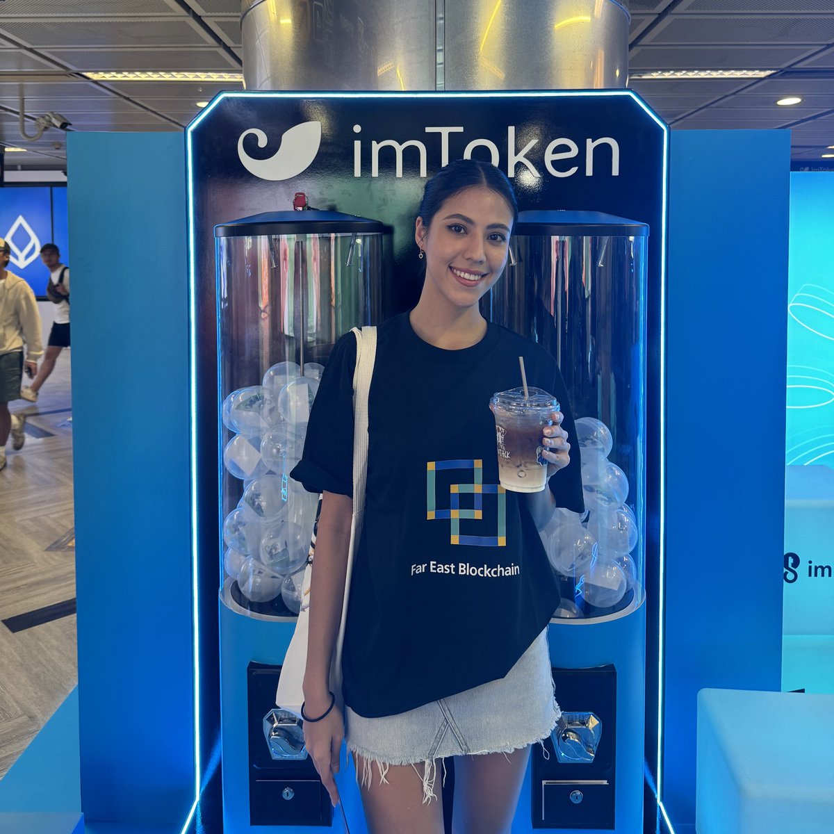 Coffee’s on <a href="/imKeyOfficial/">imKey 硬件钱包｜Hardware Wallet</a> ! 🩵 #DevconBangkok #Devcon2024
