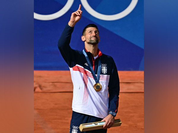 Raxiren's tweet photo. Still smiling ear to ear Novak completed tennis in August.

GOD IS GREAT! https://t.co/GLcJi6pBJC