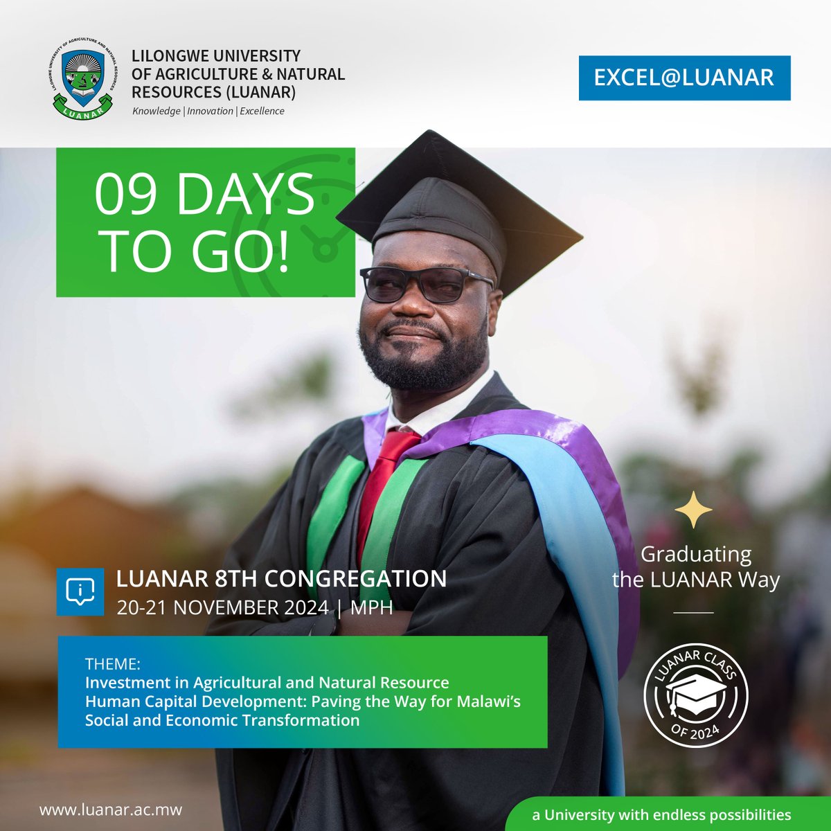Luanarofficial's tweet photo. 10 DAYS TO GO!
#GraduatingTheLUANARWay #ExcelAtLUANAR #EndlessPossibilities https://t.co/1rmUT2oLQS