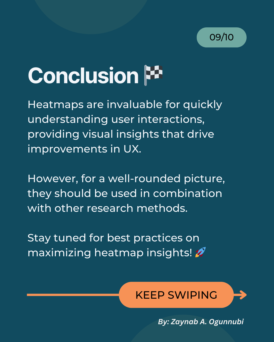 slimfit_zee's tweet photo. Heatmaps bring valuable context to user behavior, guiding smart, data-backed design decisions.

#ux #Research #uxresearch #researchmethods #Tips #Heatmaps #researchtips #uxr #UserExperience #VisualTool #usercentereddesign #uxtips #Usability #uxresearchers #uxresources https://t.co/5OKZ1IYs9F