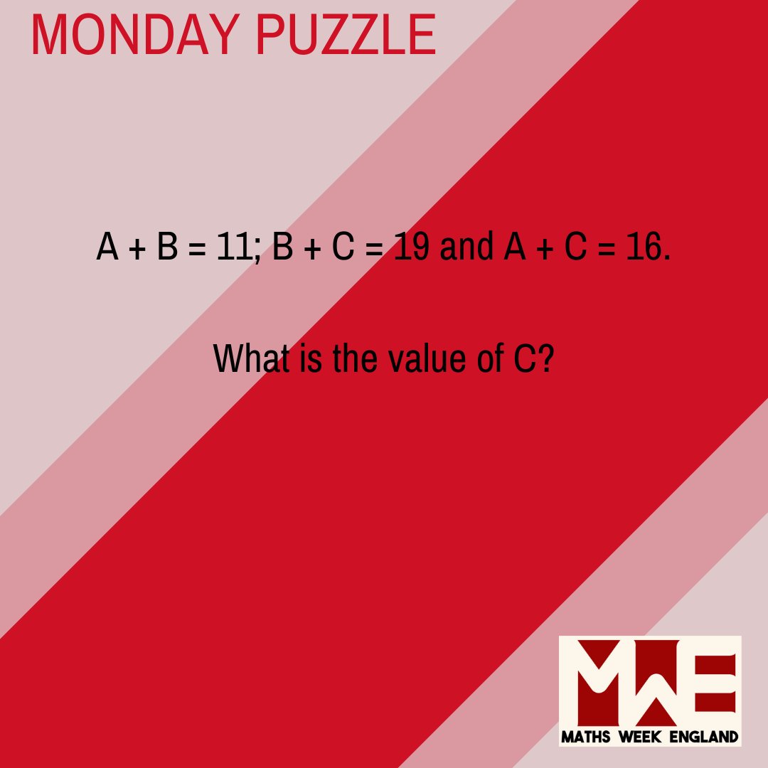 Maths Week England tweet media