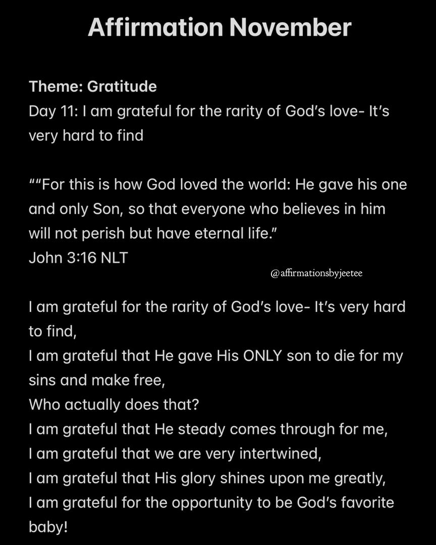 AffirmbyJeetee's tweet photo. Dear Royal,

Challenge: Write a love letter to Jesus today.
Take your time and be as intentional, heartfelt and goofy as possible. But don't share it, it's your little secret.
You're a master piece.

Shine ✨

Song of the day 
Nazarene by Anendlessocean 

#affirmationsbyjeetee https://t.co/kDTkKkxsDU