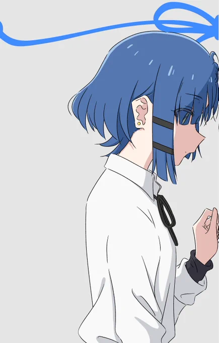 最近描いたリョウさん 