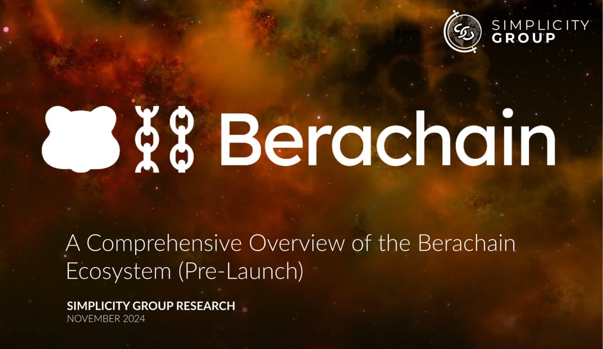 Renegade06 (@renegade1006) on Twitter photo Henlo, and furthermore, Ooga Booga.
Here's a comprehensive overview of the <a href="/berachain/">Berachain Foundation 🐻⛓</a> ecosystem by <a href="/SimplicityWeb3/">Simplicity Group</a> 🐻 ⛓️
docsend.com/view/vse3sjib6…
If you're in Bangkok for Devcon, find them for a hard copy. Henlo, and furthermore, Ooga Booga.
Here's a comprehensive overview of the <a href="/berachain/">Berachain Foundation 🐻⛓</a> ecosystem by <a href="/SimplicityWeb3/">Simplicity Group</a> 🐻 ⛓️
docsend.com/view/vse3sjib6…
If you're in Bangkok for Devcon, find them for a hard copy.