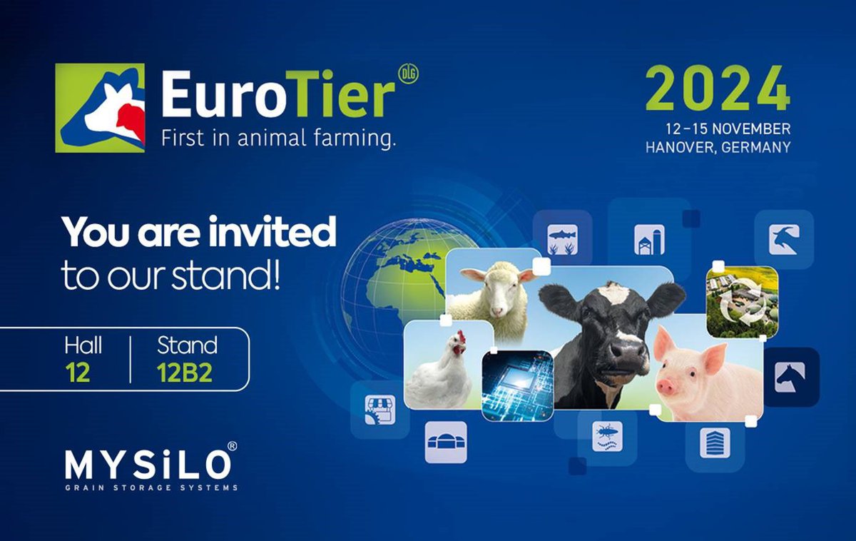 mysilotr's tweet image. We are ready for #Eurotier2024. You are invited to our stand in Hall 12 | 12B2.