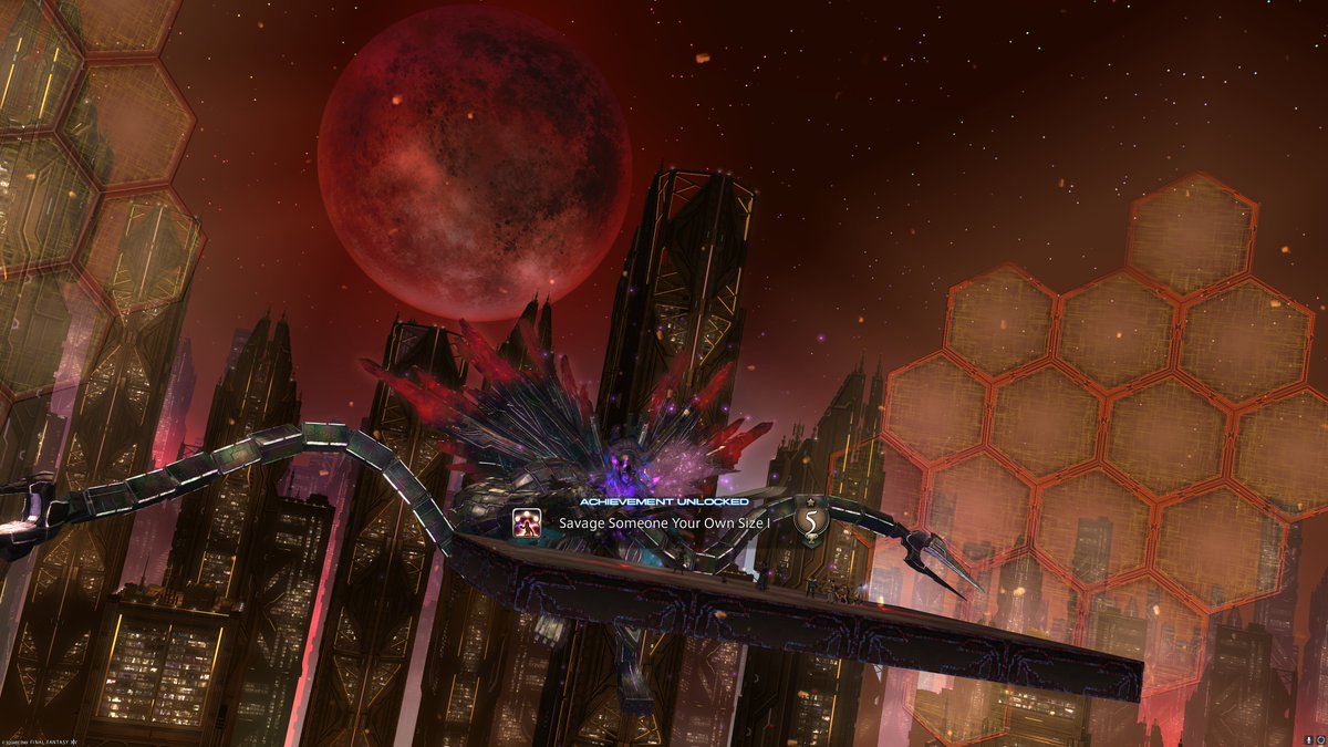 Finally cleared a savage raid tier on content in FF14!