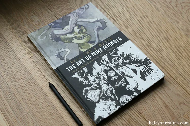 ICYMI - Bold, inky black goodness in Hell, Ink &amp; Water – The Art Of Mike Mignola ( 96 pages, hardcover ) - https://t.co/tq852XACTL 