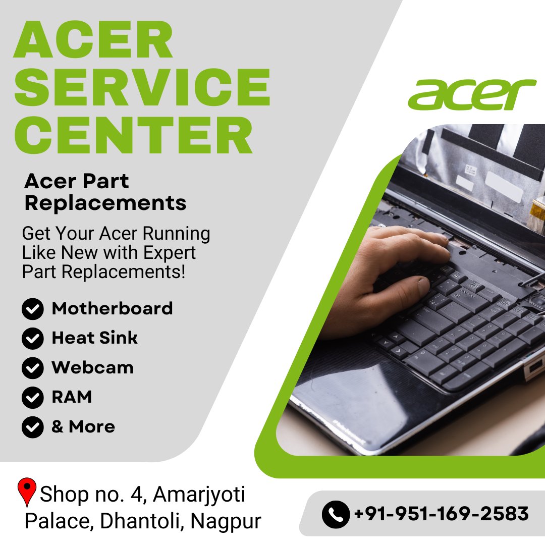 acer46884's tweet photo. 🛠️ Need #Acer parts replacements in #Nagpur? We're your go-to experts for high-quality repairs! From batteries to screens &amp; more, our skilled techs ensure your device runs like new. Visit us today! ⚡

#AcerServiceCenter #LaptopRepair #NagpurTech #TechSupport #PartsReplacement https://t.co/1CgFAa9qsp