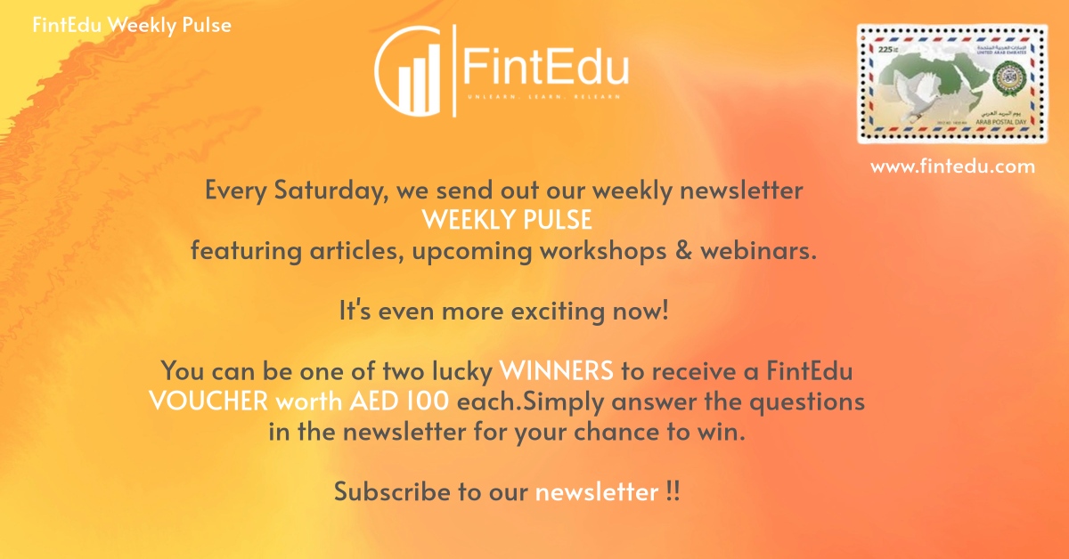 fintedu63223's tweet image. Subscribe to FintEdu's weekly newsletter and stand a chance to win an AED 100 voucher!

Subscription link : fintedu.com/#subscription-…

9 Nov'24 Weekend Pulse : mailchi.mp/d5e158cbaed4/f…

#fintedu #weekendpulse #taxupdate #gcctaxes #TaxTwitter