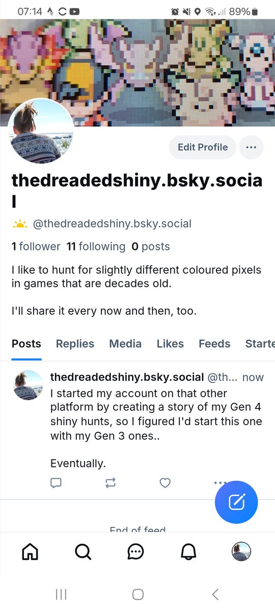 thedreadedshiny's tweet image. If anyone is interested. I'll probably post as sporadically on there as I have on here, so don't expect too much.
