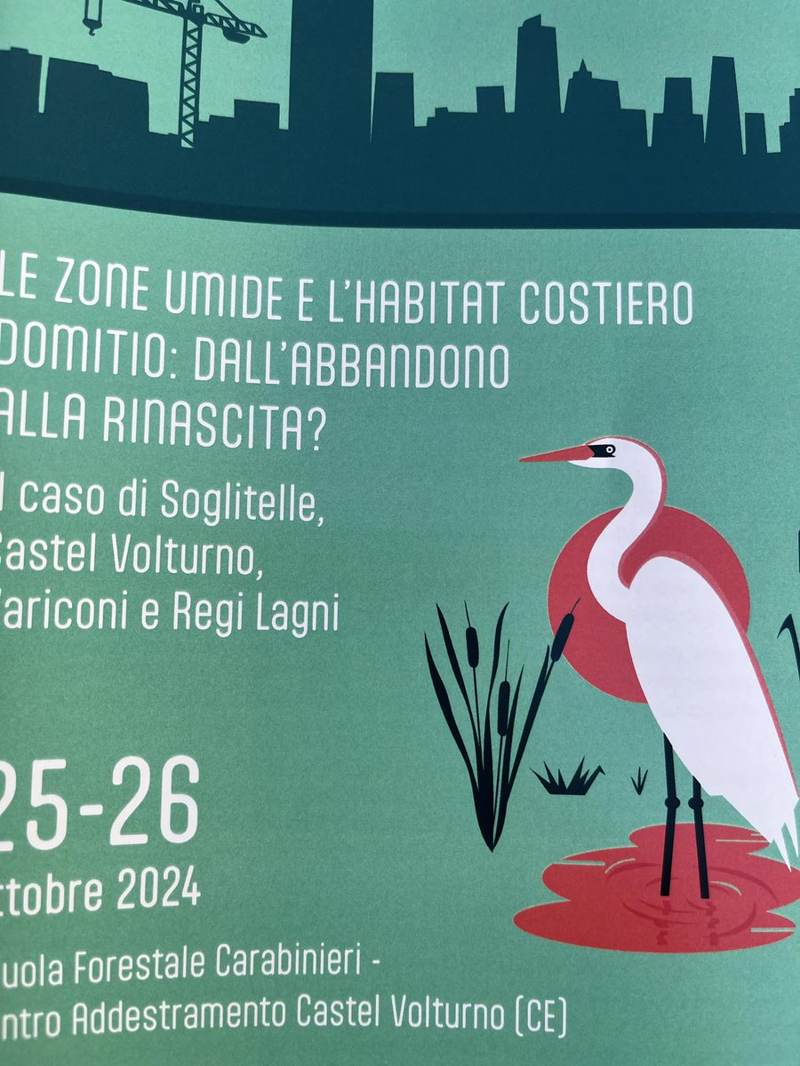 Le GHZH parraine un colloque de Naples et Soglitelle sur la restauration des zones humides.