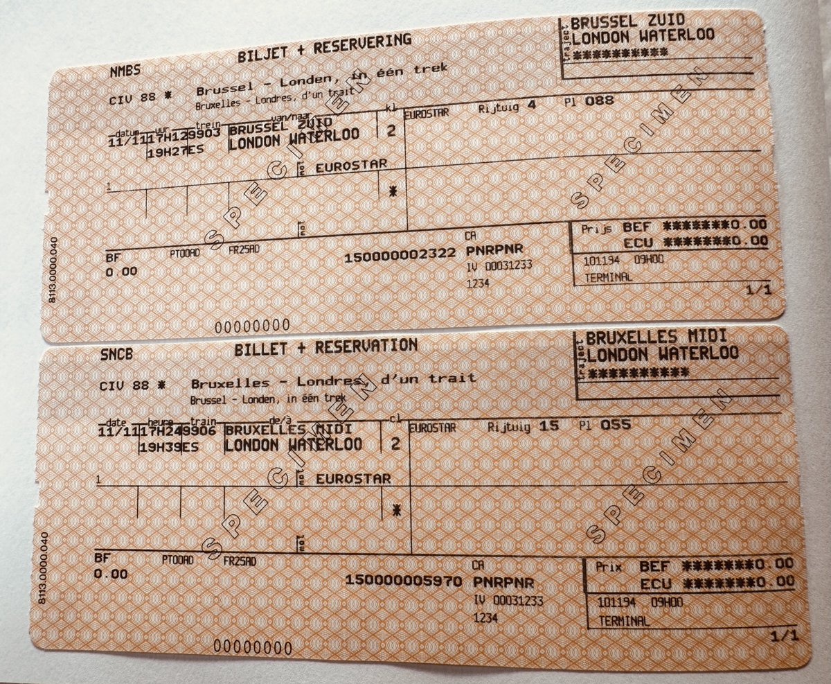 TrainManagerJo's tweet image. 11&12/11/1994. The world got to see @eurostar for the first time at the open days in Brussels-Midi - 3 days to go until commercial launch #eurostar