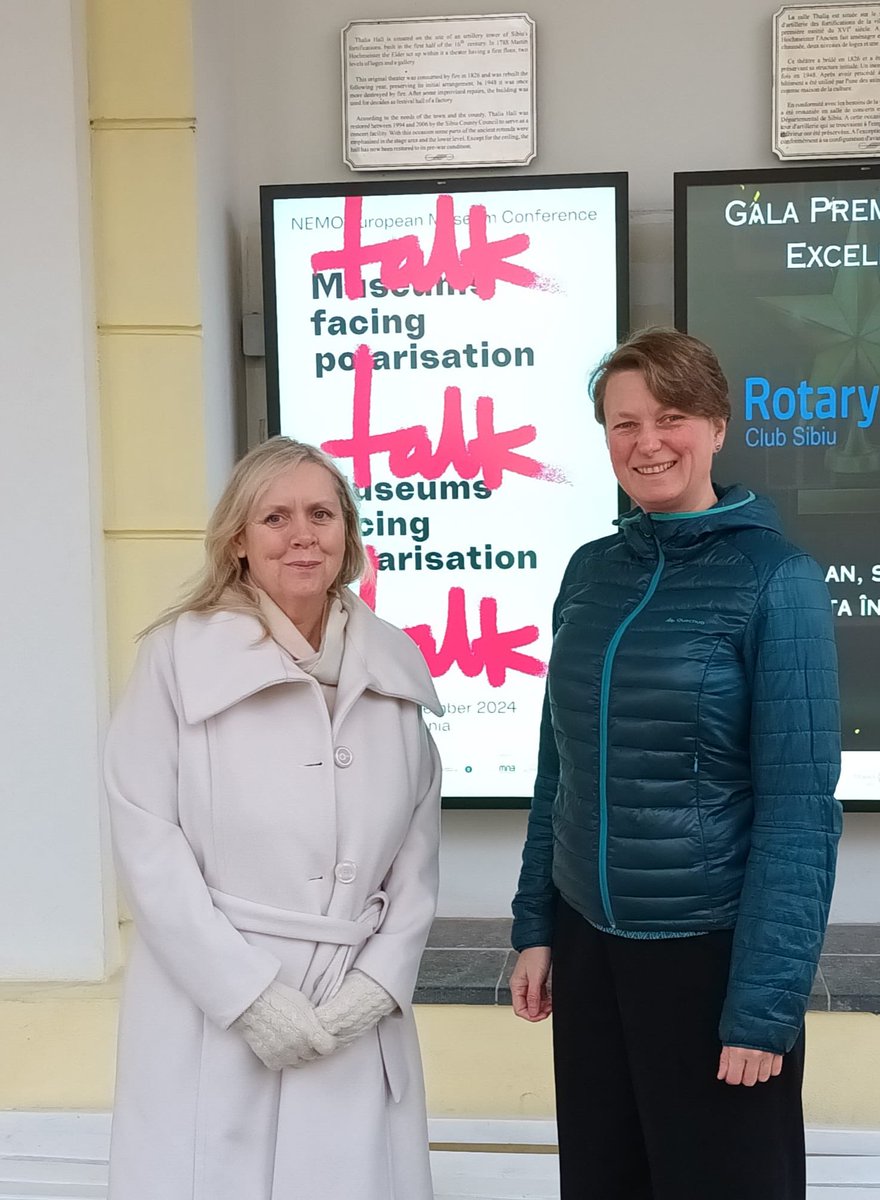 Rachel Tranter-Needh MBE (@needhrachel) on Twitter photo Arrived in Sibiu with <a href="/MirandaStearn/">Miranda Stearn</a> for the <a href="/NEMOoffice/">NEMO Office</a> #NEMOemc24 museums conference! Arrived in Sibiu with <a href="/MirandaStearn/">Miranda Stearn</a> for the <a href="/NEMOoffice/">NEMO Office</a> #NEMOemc24 museums conference!