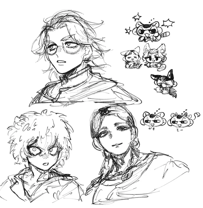 バイト行く前の落書き 