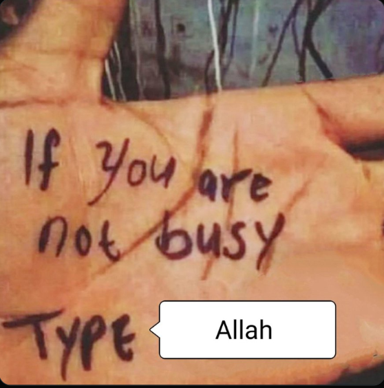 UnravelMf's tweet photo. @FarhanKVirk If you aren't busy type Allah https://t.co/Q8f8NR1IjZ