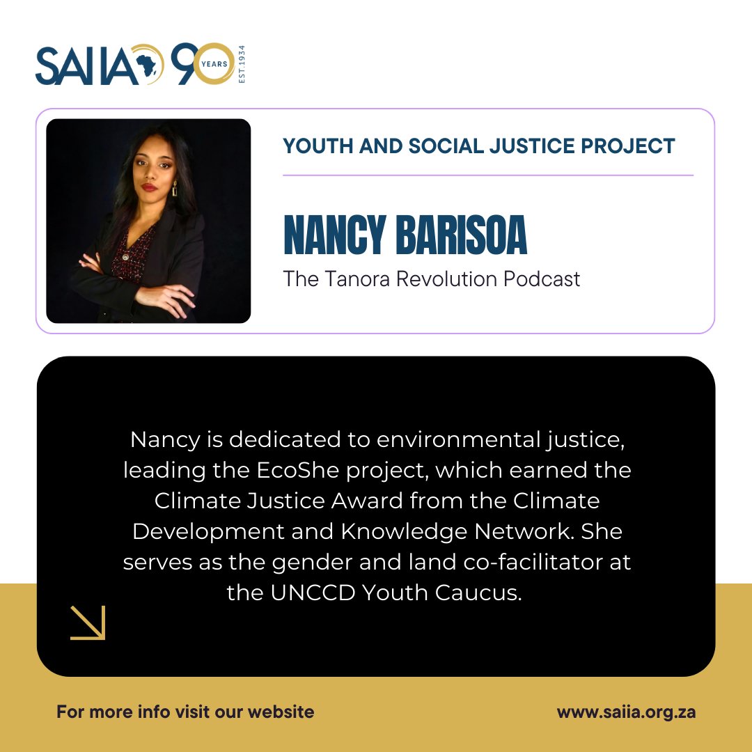 SAIIA_info's tweet photo. The Youth and Social Justice project’s Anticipation Summit takes place tomorrow where youth-led changemakers will map bold, positive futures for youth across East and Southern Africa.

The project is led by SAIIA’s Futures and @Youth_SAIIA  Programmes, the Centre for Sustainability Transitions and the @theberthacentre with support from the @IDRC_CRDI.

#futuresplanning #anticipatorygovernance #foresight #youthfutures #socialjustice