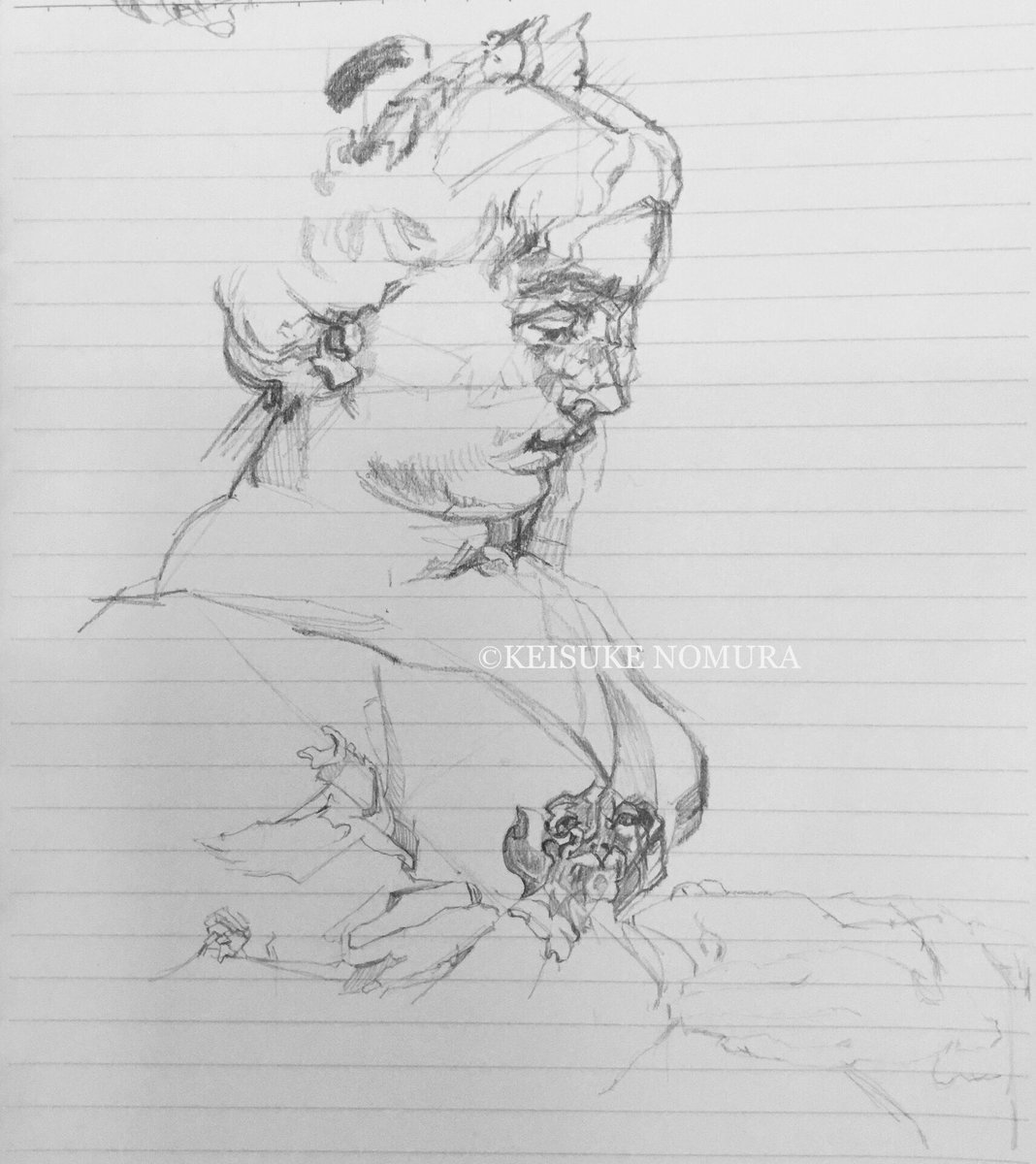 keisukenomu's tweet photo. A study of the way he used the form.
#reproduced Two young women with a dog(details)
#PeterPaulRubens
10th November 2024
Work in progress.
1-3
模写を通して彼の仕事を学ぶ。
#アナログ絵 #鉛筆画
#Valeur #Flemishart
#japan #monaco #paris #Milano #nyc #Thailand #Singapore https://t.co/qumiSXADsR